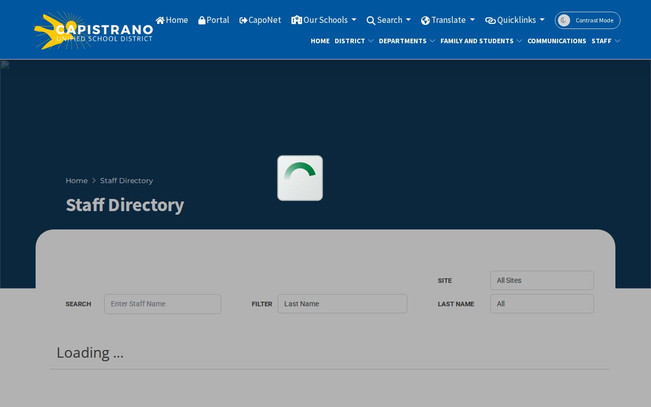 Aliso Viejo people directories Capistrano Unified staff directory
